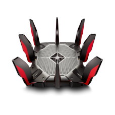 TP-Link WiFi 6 Internet Gaming Router - Tri Band High-Speed ax Router, Wireless Smart VPN Router for a Large Home, 2.5G WAN, 8 Gigabit LAN Ports (Archer AX10000)